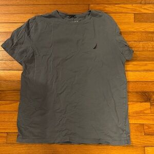 Nautica Men's Charcoal Short Sleeve Tee